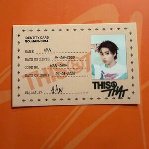 STRAY KIDS HAN JI SUNG This & That ID Card